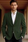 Green Corduroy Sport Jacket Blazer for Men