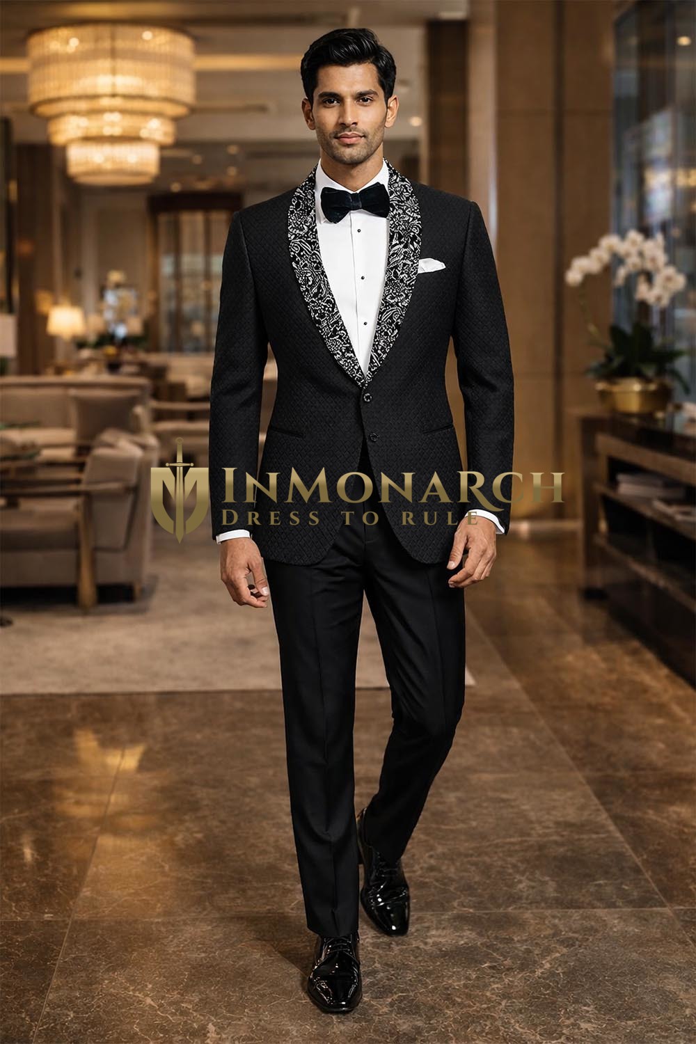 Mens Black Velvet Wedding Blazer Satin Shawl Lapel Slim Fit Groom Dinner Jacket
