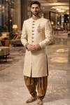 Tenue indo occidentale marié crème