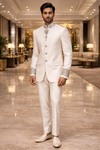 Costume Jodhpuri blanc style Angarakha