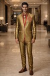 Traje Jodhpur dorado hombre fiesta