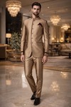 Traje hombre Jodhpur cobre burdeos