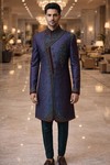 Sherwani indo occidental clásico bicolor