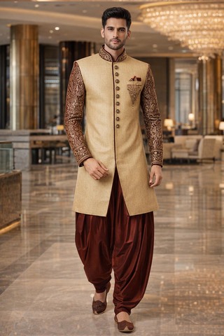 Traje indowestern bordado diez botones