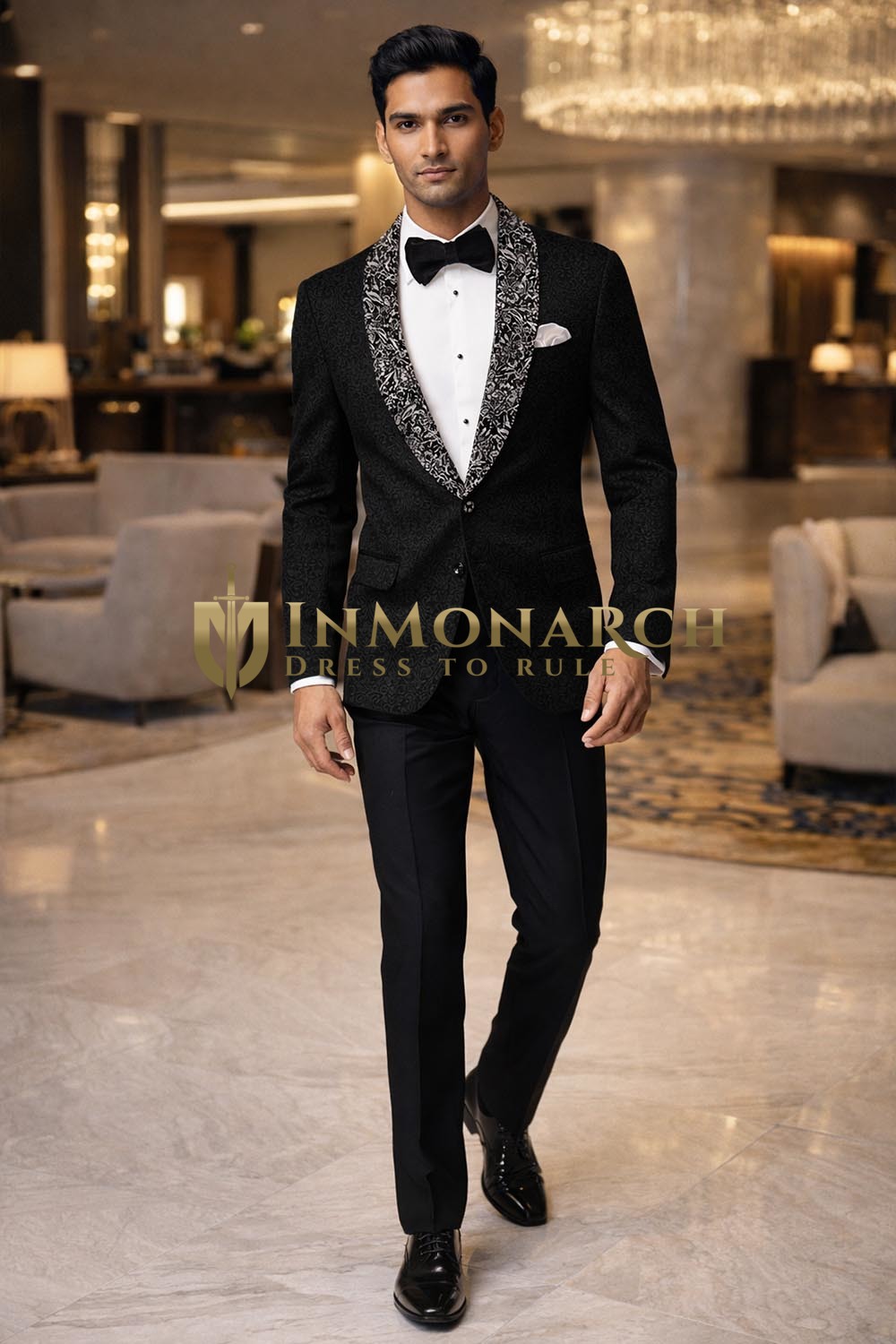 Mens Black Velvet Shawl Lapel Tuxedo Blazer Slim Fit Evening Dinner Coat