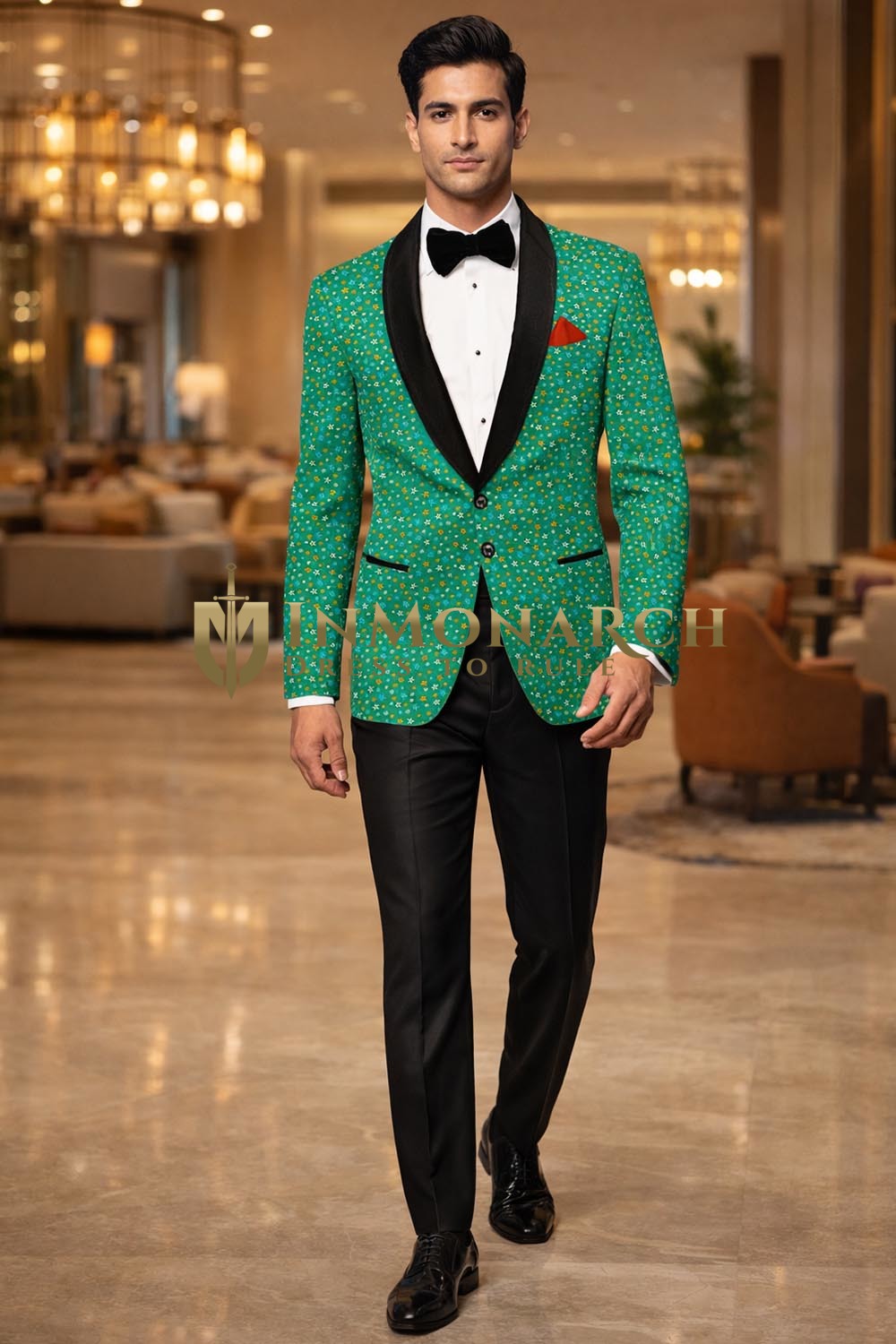 Slim Fit Blazer grün Bollywood
