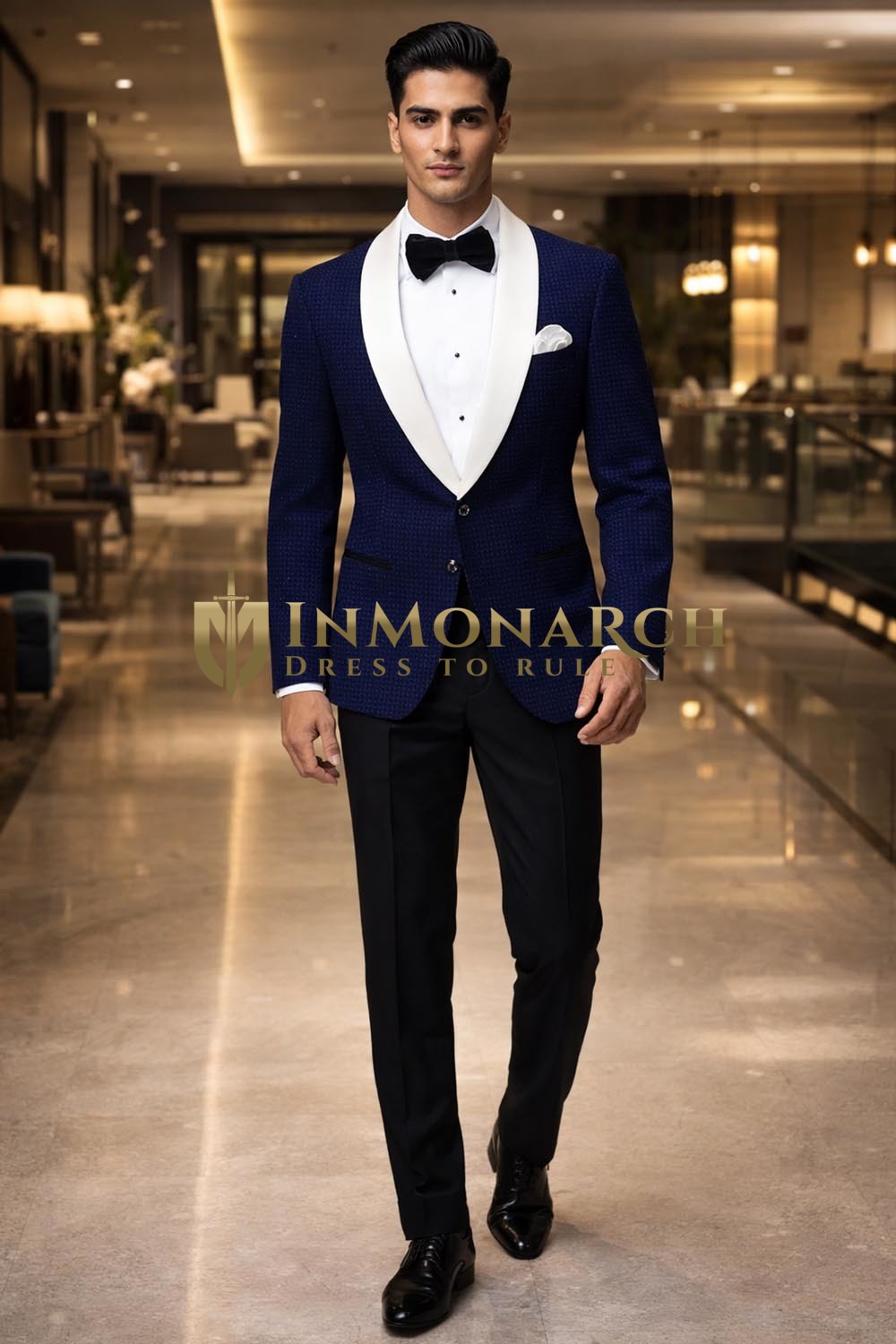 Veste formelle slim bleu royal