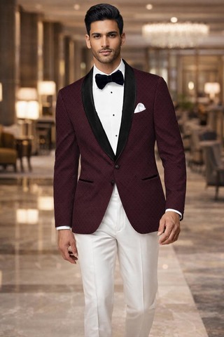 Mulberry Hommes Blazer velours revers châle