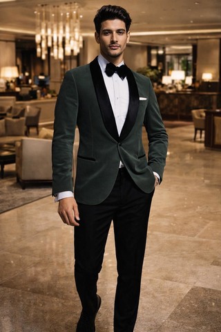 Blazer gris acier slim homme