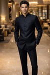 Mens Silk Look Dupion Jodhpuri Suit 2pc Wedding Wear