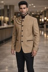 Schwarzer Jodhpuri Hochzeitsanzug