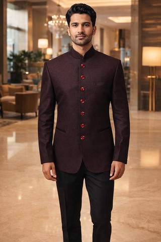 Herren Jodhpuri Anzug 7 Knöpfe