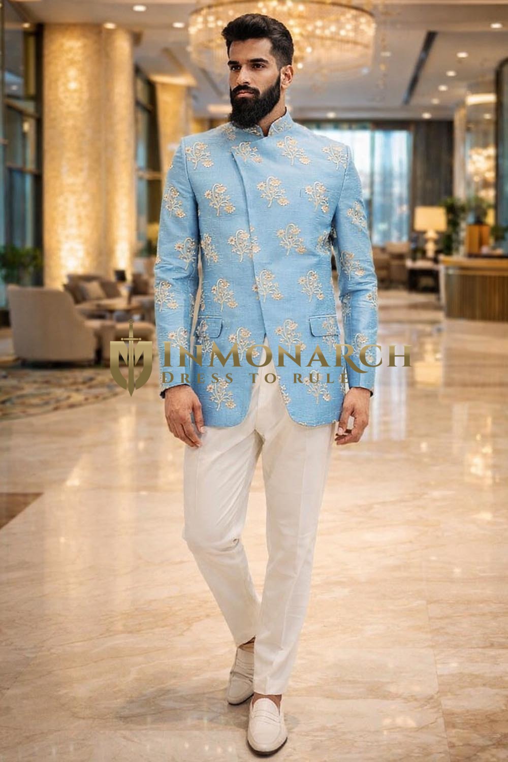 Jodhpuri Anzug Hochzeit Herren bestickt