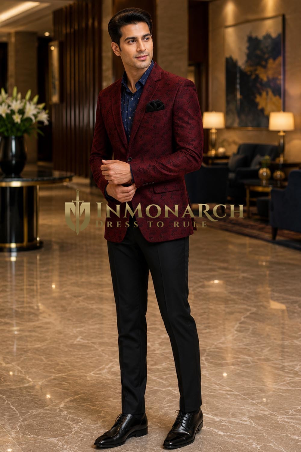 Veste sport rouge slim fit homme