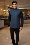 Gilet Nehru Homme Mariage Carreaux